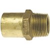 American Imaginations 2 in. x 2 in. Copper Male Fitting Adapter - Cast AI-35746